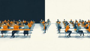 Split Classrom AI in Education: The Dark Side That's Hurting Student Learning - Ask Alice