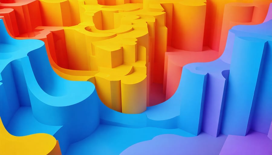 3D scatter plot showing distinct clusters of normal and fraudulent financial transactions