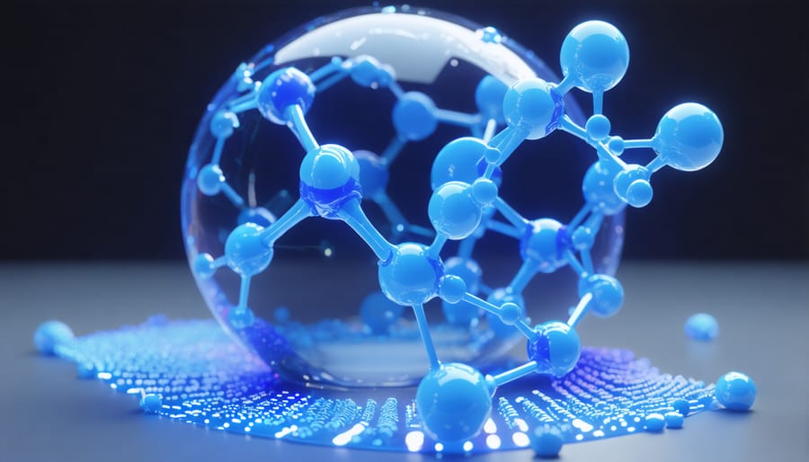 Artificial intelligence system analyzing molecular structures in a 3D environment