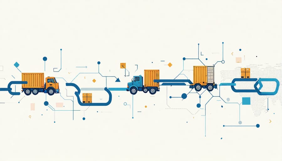 Illustration of healthcare supply chain bottlenecks and failure points
