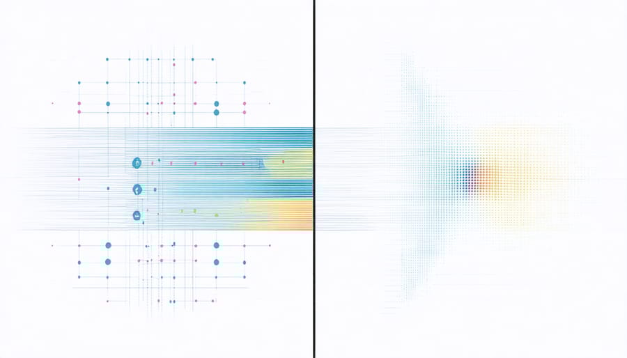 Side-by-side comparison of CPU and GPU processing speeds for R machine learning operations