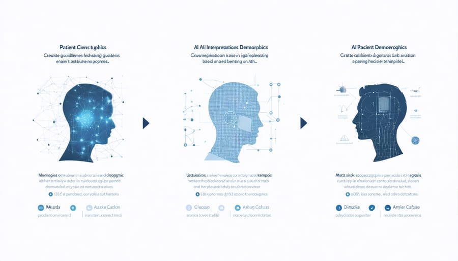 Side-by-side comparison of AI diagnostic results showing varying accuracy across different patient populations