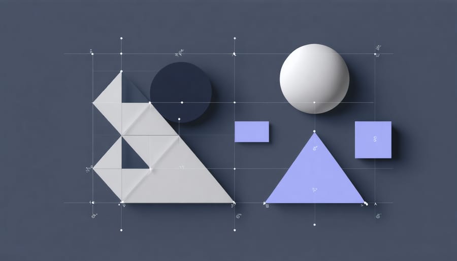 GeoGebra Classroom interface showing interactive 3D geometry visualization