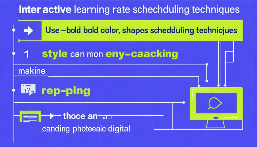 Graph showing different learning rate scheduling patterns over training epochs