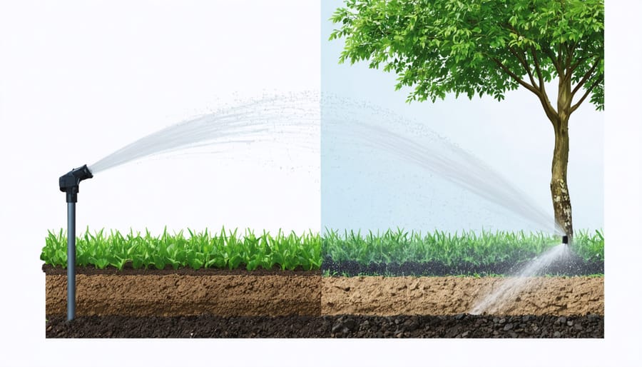 Comparison of modern AI irrigation technology with traditional farming irrigation methods