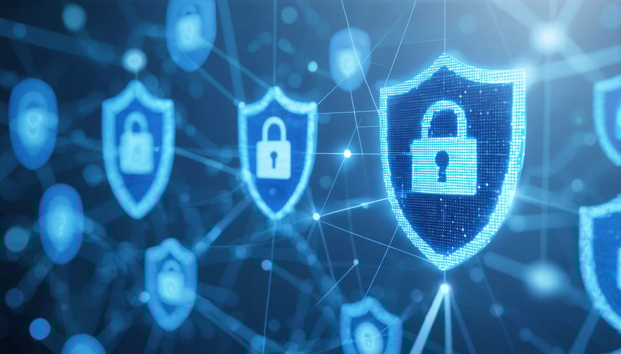 Visual representation of healthcare data privacy and patient consent in AI systems