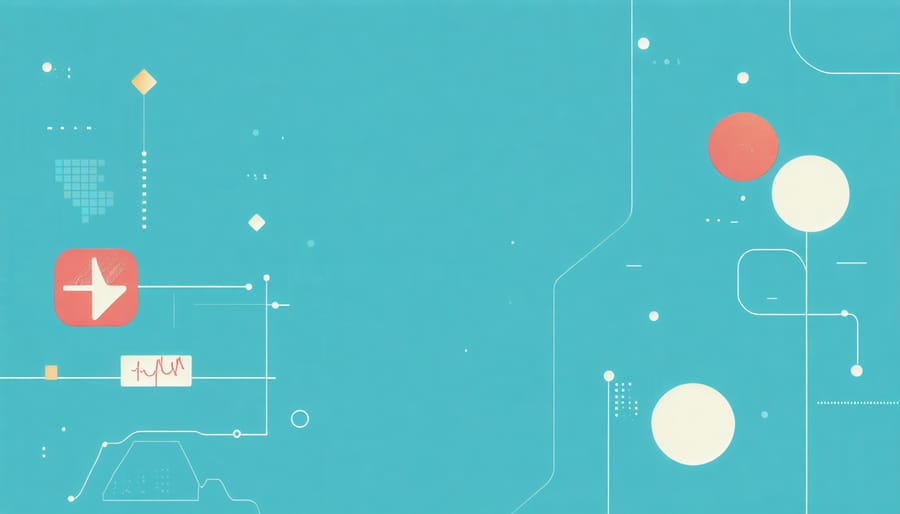 Woman wearing smartwatch viewing health data in modern medical office