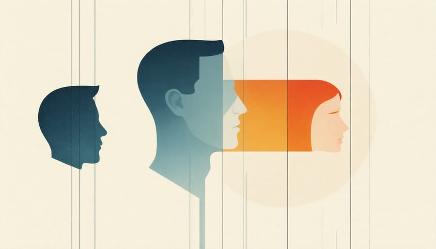 Smartphone with privacy protection symbolism on wooden desk surface