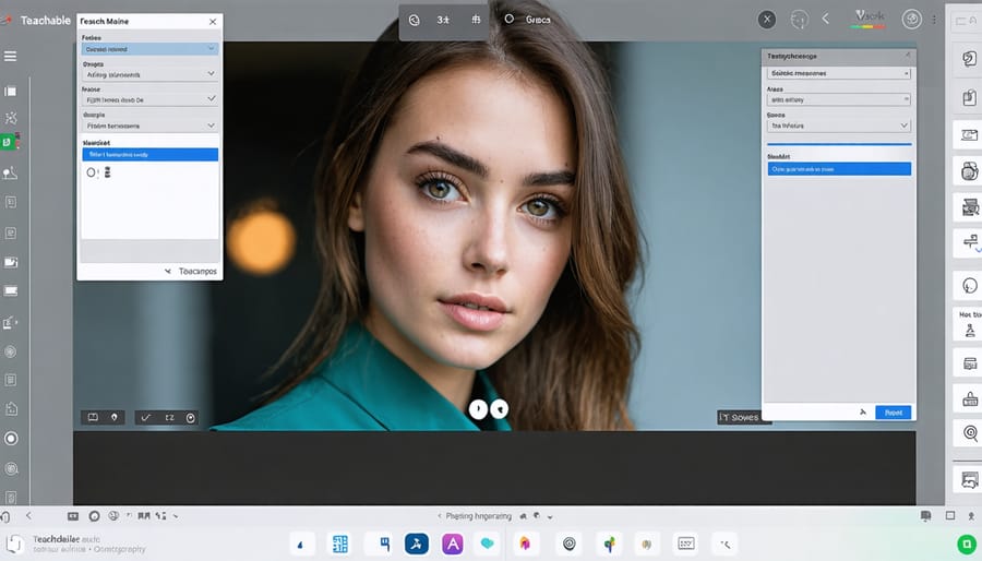 Hands holding smartphone displaying Teachable Machine training interface