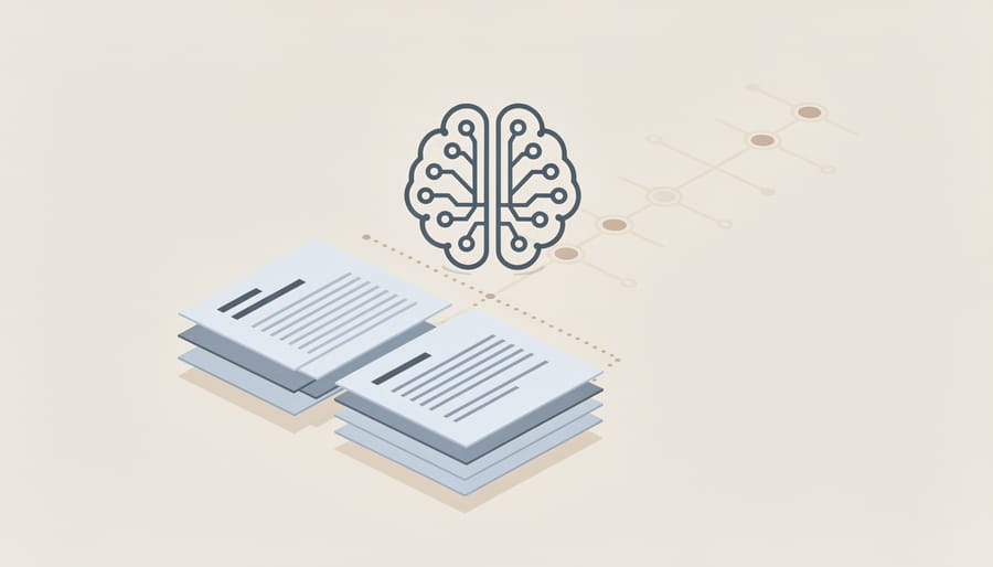 Vintage ledger book with handwritten records and fountain pen