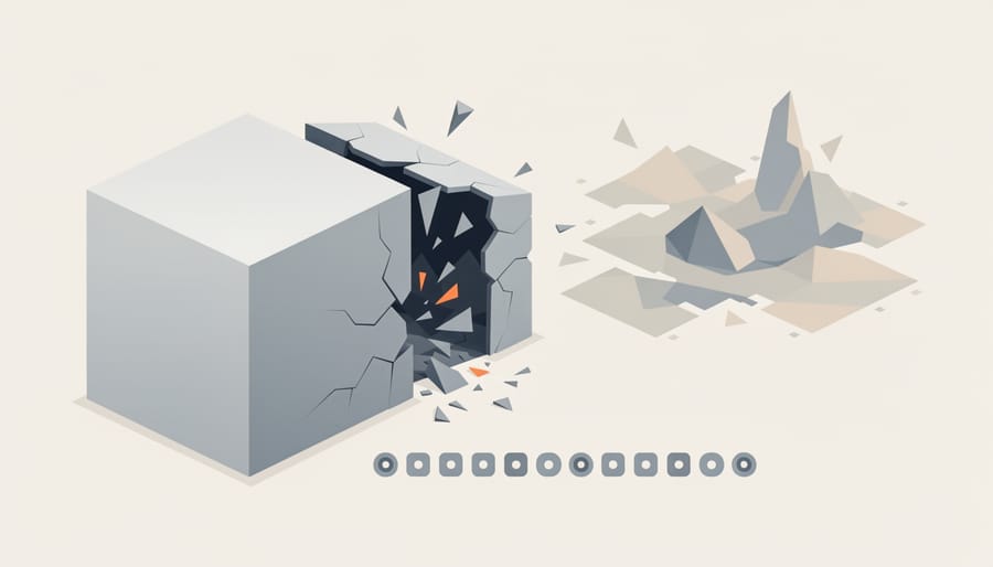 Computer screen showing conflicting success and error indicators representing hidden AI model failures