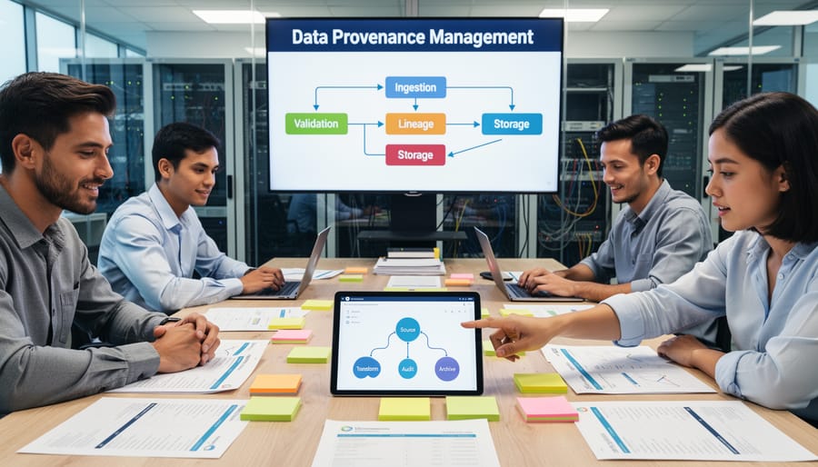 Organized filing system with labeled folders showing systematic record management