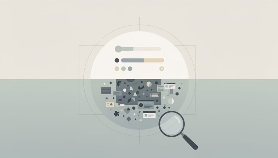 Magnifying glass revealing hidden details in data documents representing investigation of AI model issues